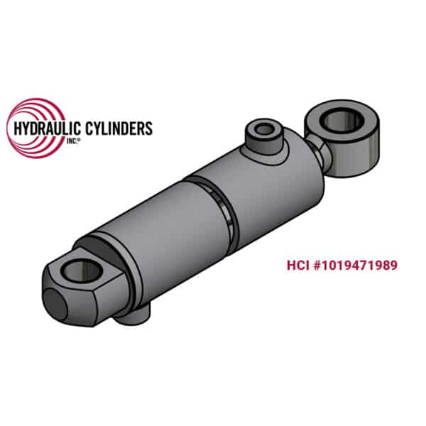 1019471989-3D Replacement Hydraulic Track Cylinder for Kubota (PN: RA029-22400) Excavator Models K008-3, K008-5