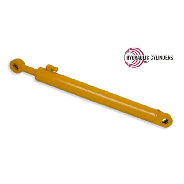 Replacement double-acting hydraulic loader boom arm lift cylinder for Caterpillar 420D and 430D backhoe loaders (replaces OEM 230-0980). Replacement loader boom arm lift hydraulic cylinder for Caterpillar 420D and 430D, OEM 230-0980