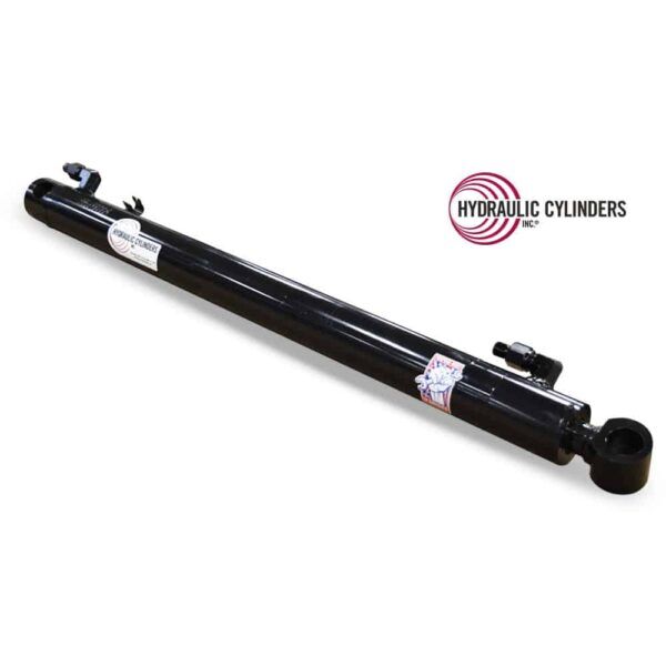 All-steel, USA-made replacement boom arm lift cylinder for Bobcat 653, 751, and 753 skid steer loaders, built to OEM specifications. Replacement boom arm lift cylinder for Bobcat 653, 751, and 753 skid steers, OEM 7142833 replacement