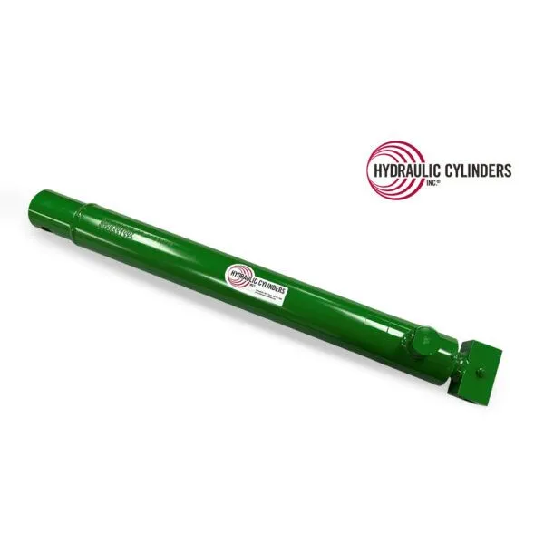 Replacement hydraulic boom lift cylinder for John Deere 521/522/542 Front End Loader Attachments. Replaces OEM AH211311. Replacement boom lift cylinder for John Deere 521, 522, 542 Front End Loader Attachments, OEM AH211311
