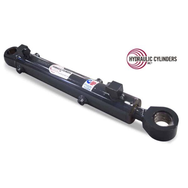 Replacement bucket tilt cylinder for Kubota SVL75, SVL75-2, SVL75-2C, and SVL75C track loaders. Replaces OEM V0511-74102 and V0511-74202. Replacement hydraulic bucket tilt cylinder for Kubota SVL75 series track loader, PN V0511-74102 / V0511-74202