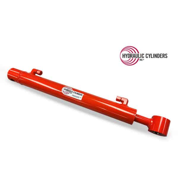 Replacement hydraulic bucket tilt cylinder for Kubota L35 backhoe loader. Direct replacement PN 75582-64110 for TL720 loader and BT900 backhoe attachments. Replacement bucket tilt cylinder for Kubota L35 backhoe loader, PN 75582-64110, fits TL720 & BT900