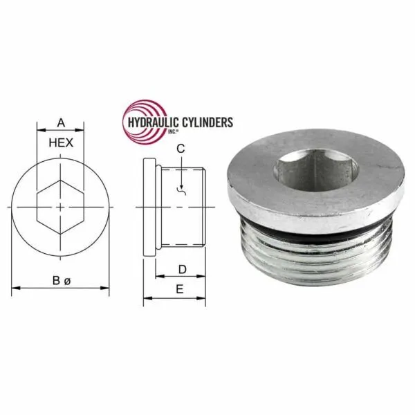 plug-boss Steel Plug O-Ring Boss