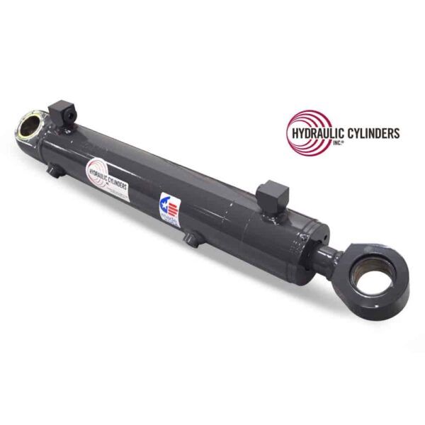 Replacement right-hand bucket tilt hydraulic cylinder for Kubota SVL95-2S, SVL95-2SC, SVL97-2, SVL97-2C, and SVL97-2C CA track loaders, engineered as a direct-fit match for OEM V0631-74200. Replacement RH bucket tilt hydraulic cylinder for Kubota SVL95–SVL97, OEM V0631-74200