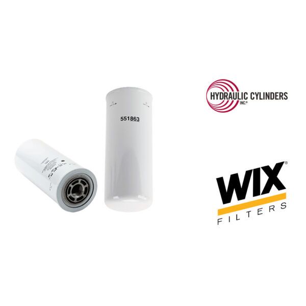 HCI_WIX_51863 WIX 51863 Spin-On Hydraulic Filter | 1 3/8-12 Thread, 22 Micron