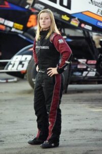 paige polyak in racing uniform