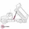30553-934-320 Hyco Truck Dumper Single Acting Telescopic Hydraulic Cylinders
