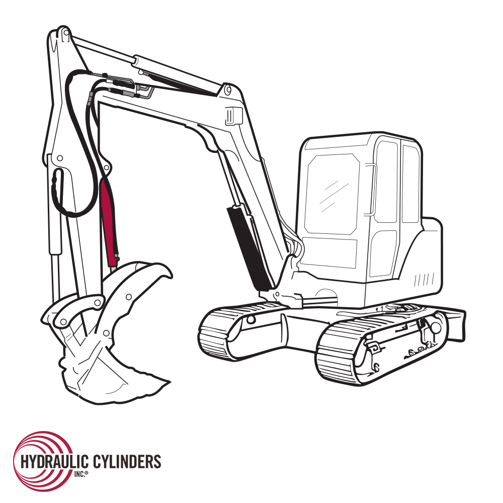 Replaces John Deere Thumb Cylinders AT383236