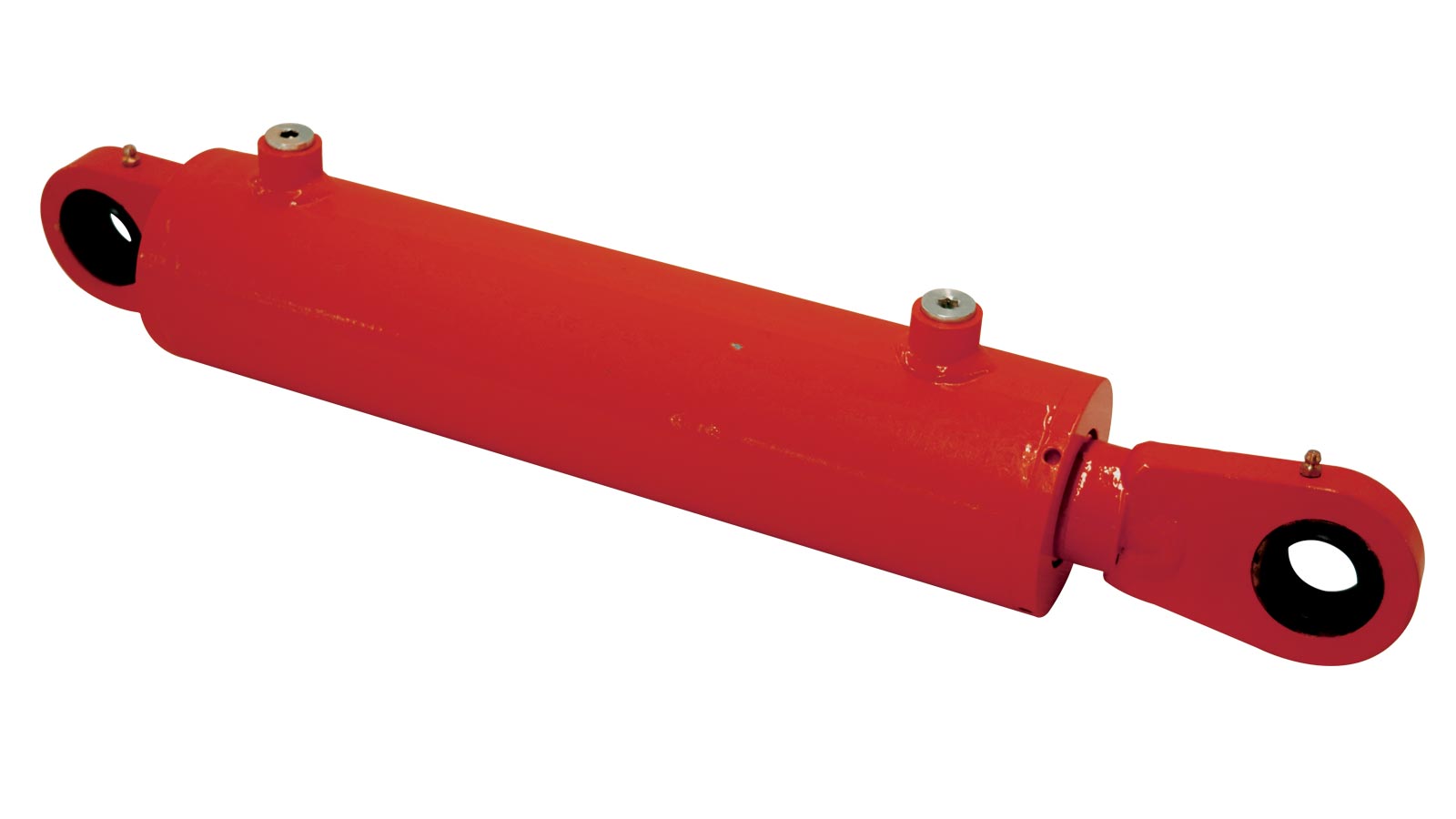 Red Spherical Rod Eye hydraulic cylinder