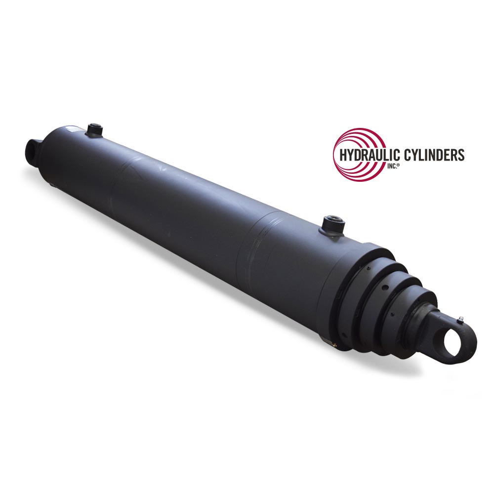 4 Stage Telescopic Hydraulic Cylinder For Dump Truck