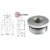 Steel Plug O-Ring Boss, 1-1/16″-12 SAE #12