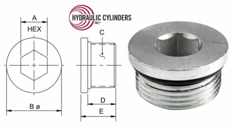Steel Plug O-Ring Boss