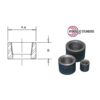 Pipe Thread Half Coupling Ports