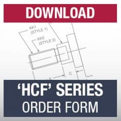 HCF Flush Mount Series Order Form