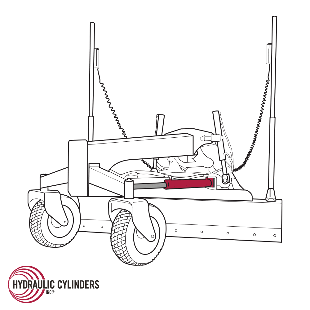 Replacement Tilt Cylinder for Bobcat Grader Attachment | PN 6531681