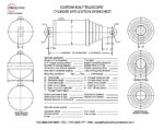 Custom Built Telescopic Cylinder Application Worksheet