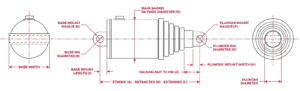 Telescopic Hydraulic Cylinder Diagram