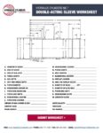 Double-Acting Sleeve Worksheet