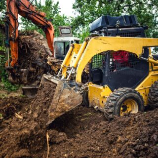 Forestry Construction skid steer loader mini construction equipment