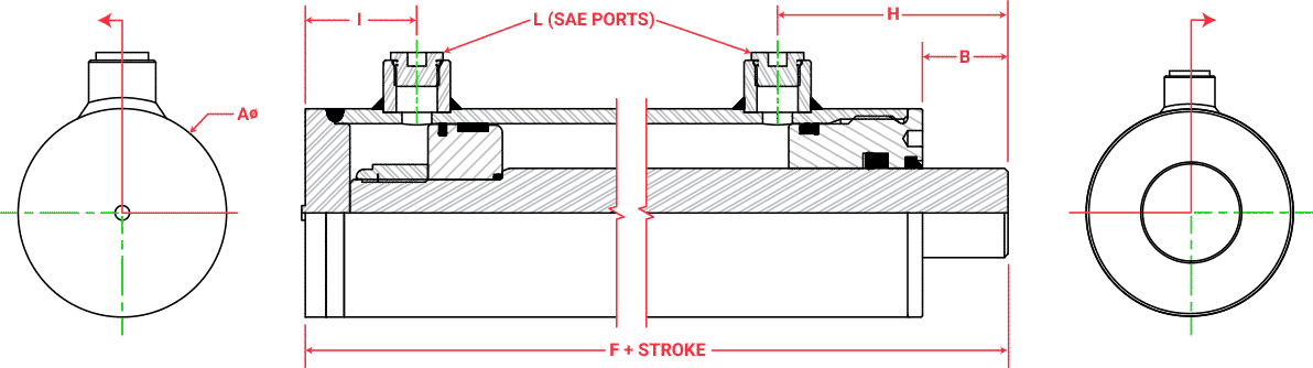 100 Series Cylinders Diagram