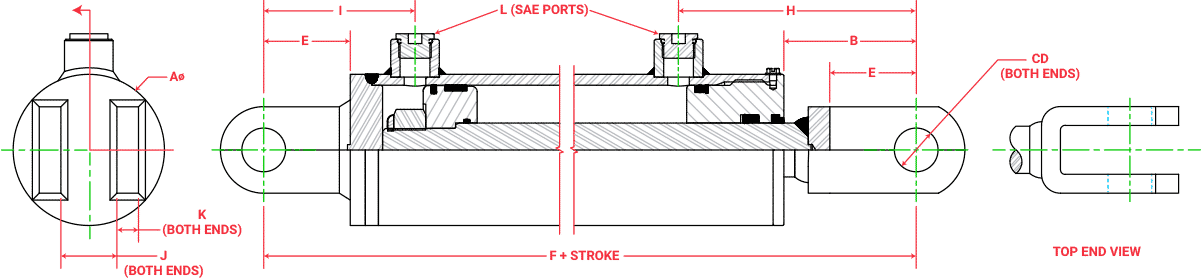 300 Series Cylinder Diagram