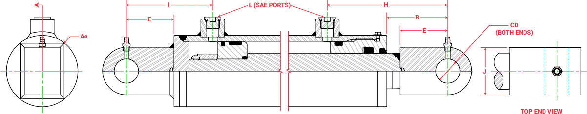 400 Series Cylinder Diagram