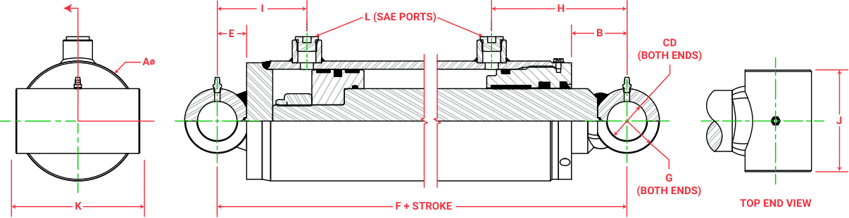 700 Series Cylinder Diagram