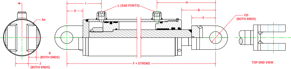 800 Series Cylinder Diagram