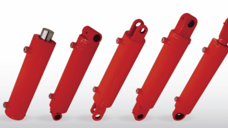 red replacement hydraulic cylinders