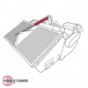 Replacement Bobcat/Rockhound Landscape Rake Lift Cylinder
