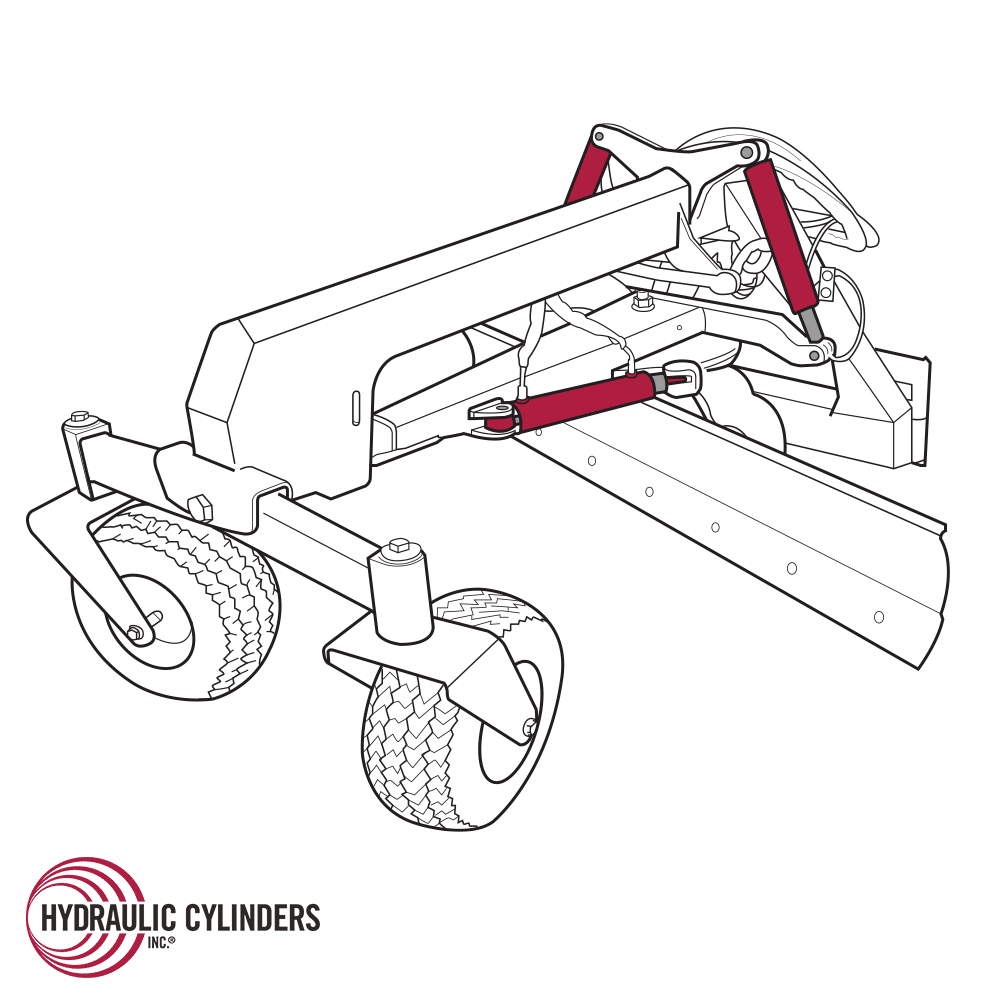 Replacement Hydraulic Grader Cylinder Bobcat | PN 6674426