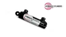 Replacement hydraulic Quick Coupler cylinder for Caterpillar skid steer front view, OEM PN 192-2640