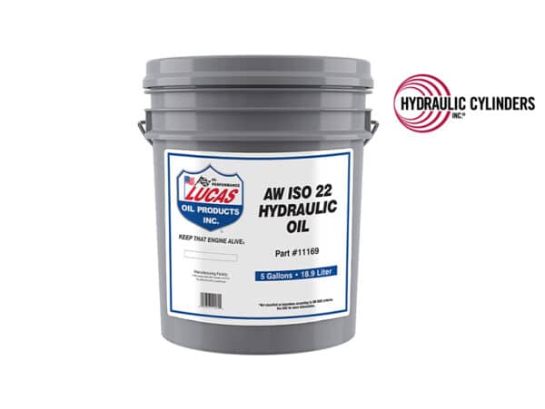 Lucas Oil AW ISO 22 Hydraulic Oil, 5 Gallon Pail