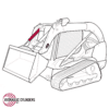 Replacement Right Hand Bucket Tilt Cylinder for Bobcat 7367892
