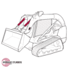 Replacement Bobcat 7362657 Bucket Cylinder