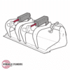 Replacement Hydraulic Grapple Bucket Cylinder for Bobcat 7164077