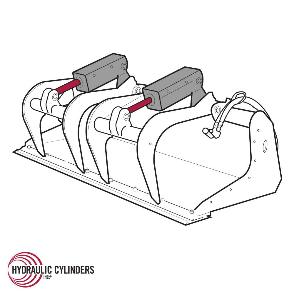 Replacement Grapple Cylinder For Bobcat 66GRPL PN 6586700