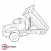 Replacement SAT Underbody Dump Hoist Cylinder