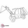 Bobcat Replacement Lift Cylinder for 7106456
