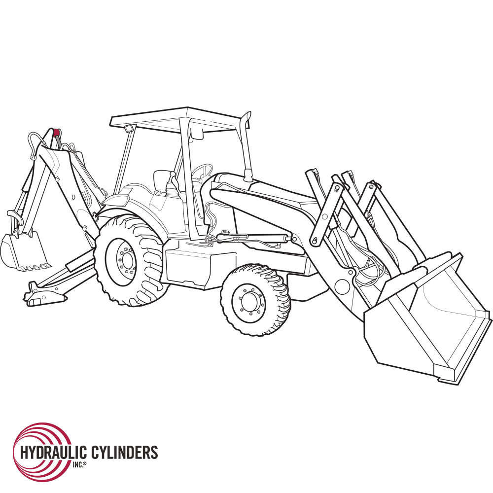 Cilindro Del Braccio Komatsu Per Terna Rigida WB97S (Ref. 395002005 - Foto 10