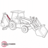 Backhoe Loader Backhoe Boom