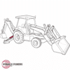 Backhoe Loader Outrigger Stabilizer Jackleg