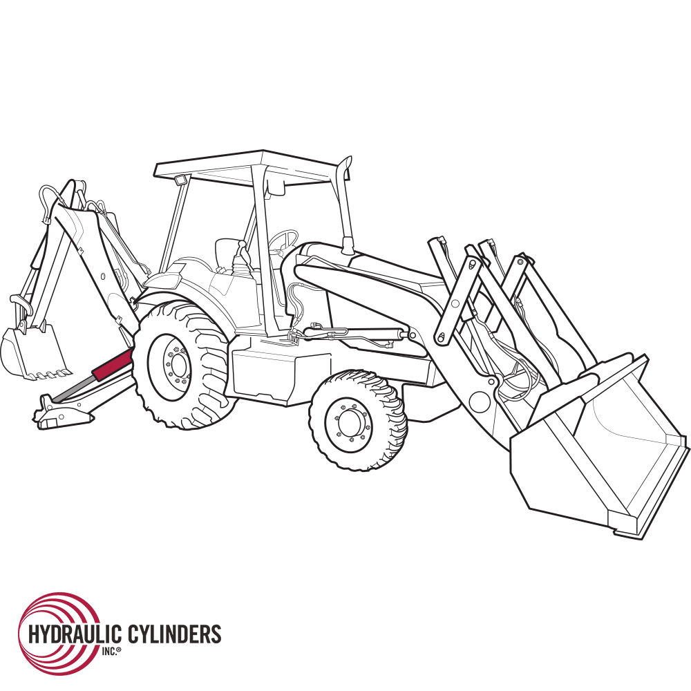 Replacement Kubota 70050-93772 Stabilizer Cylinders