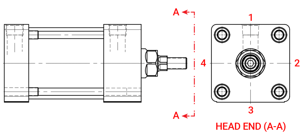 NFPA Head Port Locations