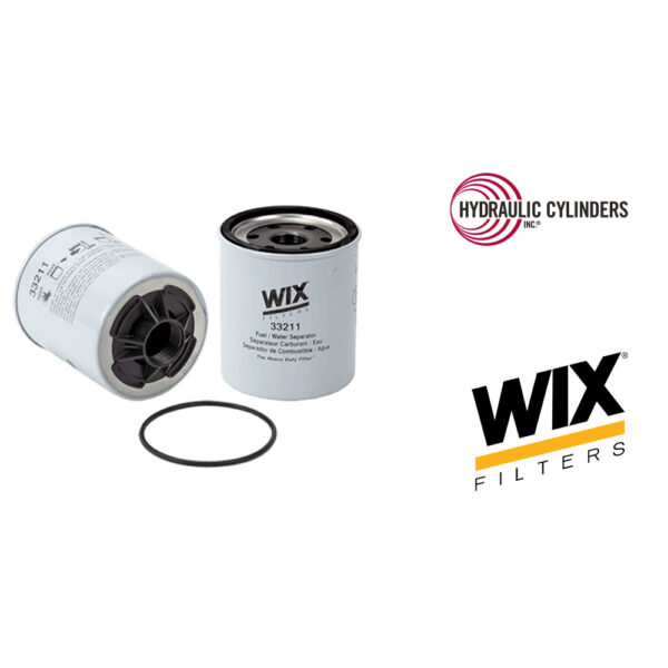 HCI_WIX_33211 WIX 33211 Spin On Fuel Water Separator w/ Open End Bottom | 1-14 Thread, 14 Micron