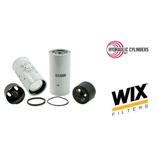 WIX 33986 Spin On Fuel Water Separator w/ Open End Bottom | 1-14 Thread, 10 Micron