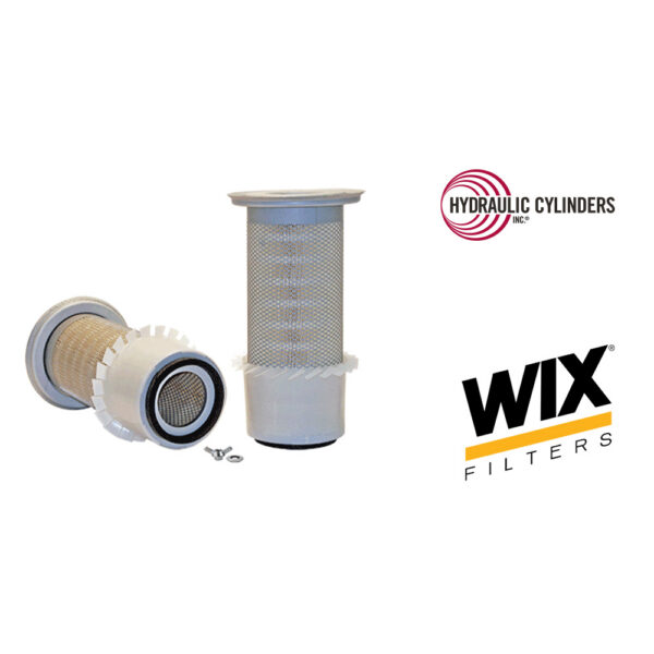 WIX 46683 Air Filter w/Fin | 15.48″ H × 8.386″ OD
