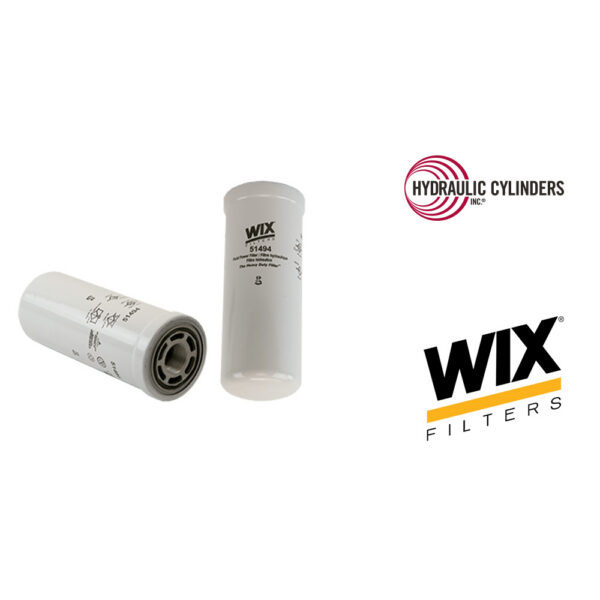 WIX 51494 Spin-On Hydraulic Filter | 1 3/8-12 Thread, 5 Micron