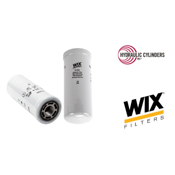 WIX 51496 Spin-On Hydraulic Filter | 1 3/8-12 Thread, 3 Micron