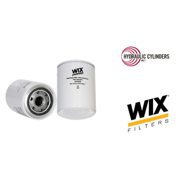 WIX 51552 Spin-On Hydraulic Filter | 1-12 Thread, 21 Micron